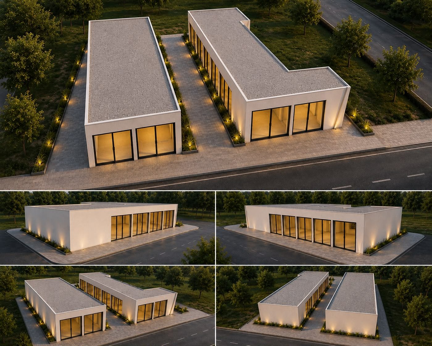 Greentik Acres exterior 3D renders